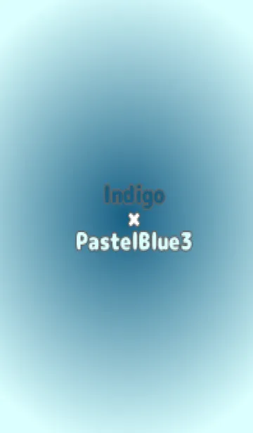 [LINE着せ替え] 藍色●パステルブルー3.TKCの画像1