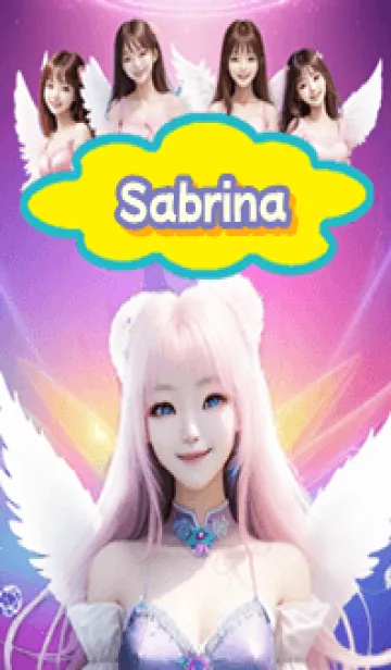 Sabrina beautiful angel G06の着せ替えメイン画像