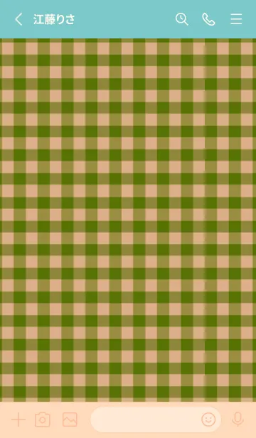 [LINE着せ替え] シンプル チェック 23の画像2
