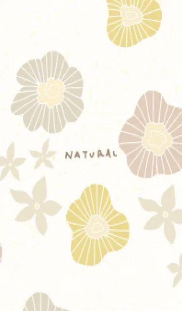 [LINE着せ替え] 4色のかわいい花28の画像1