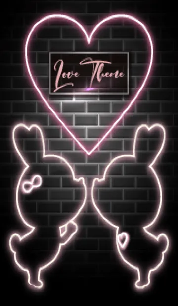 [LINE着せ替え] LOVE THEME -NEON- 13の画像1