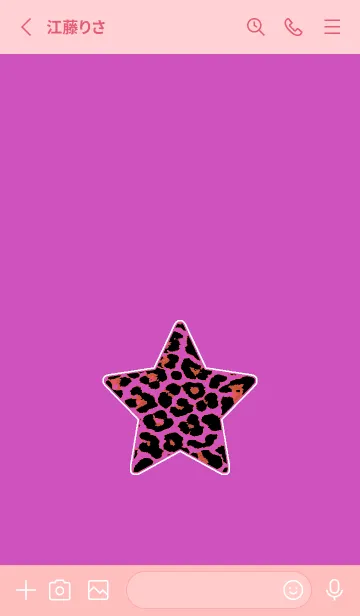 [LINE着せ替え] レオパード スター 205の画像2