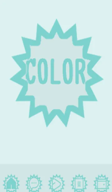 [LINE着せ替え] green color H90の画像1