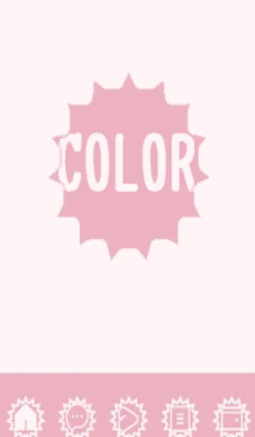 [LINE着せ替え] pink color H45の画像1