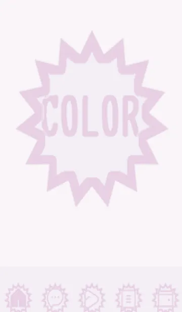 [LINE着せ替え] purple color H43の画像1