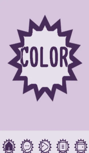 [LINE着せ替え] purple color H45の画像1