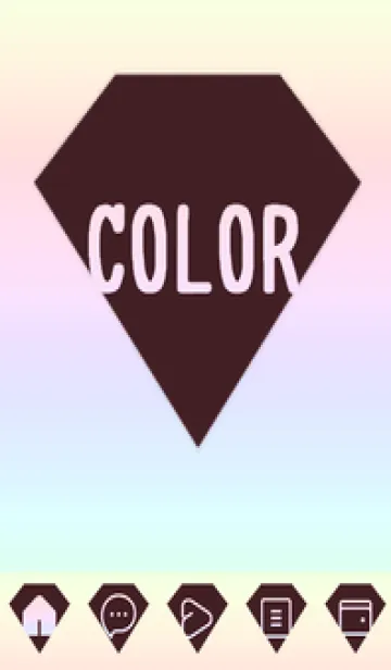 [LINE着せ替え] red color rainbow Z05の画像1