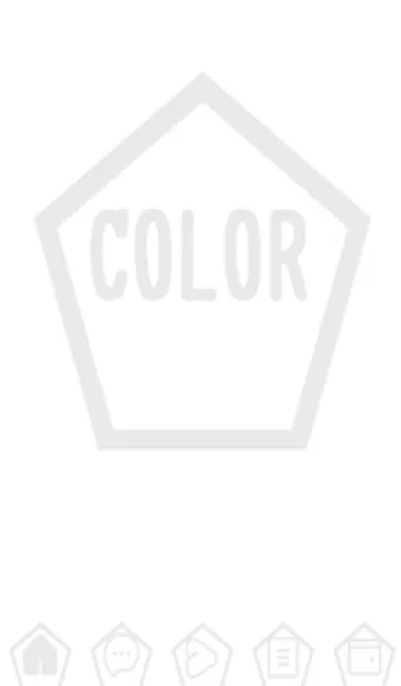 [LINE着せ替え] bw color I43の画像1