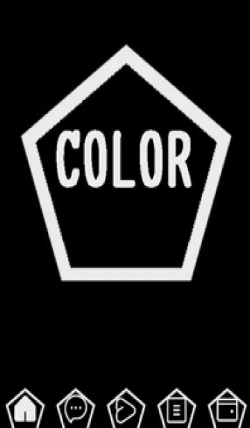 [LINE着せ替え] bw color I45の画像1