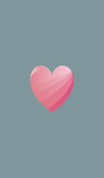 [LINE着せ替え] simple gradient heart 45の画像1
