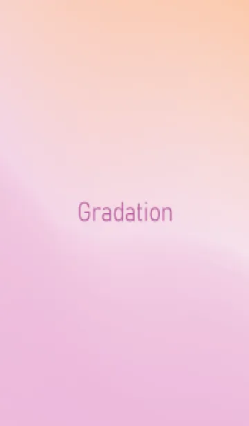 [LINE着せ替え] gradation-ORANGE&PINK-21の画像1