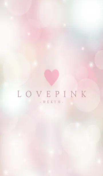 [LINE着せ替え] LOVE PINK - MEKYM 19の画像1