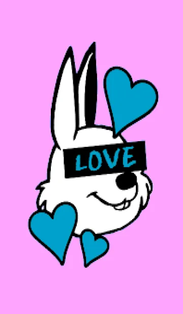 [LINE着せ替え] ラブ ラビット 84の画像1