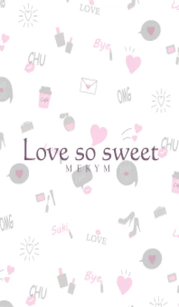 [LINE着せ替え] Love so sweet - MEKYM 19の画像1