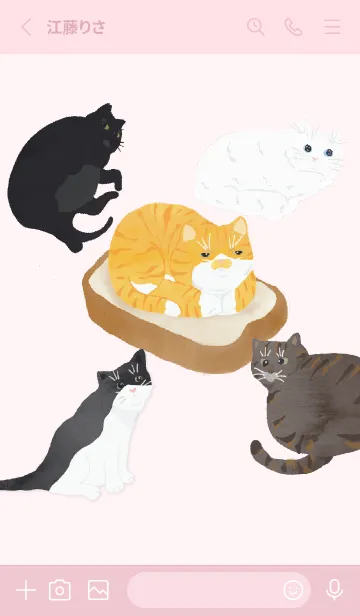 [LINE着せ替え] ニャーニャーフレンドVol.2の画像2