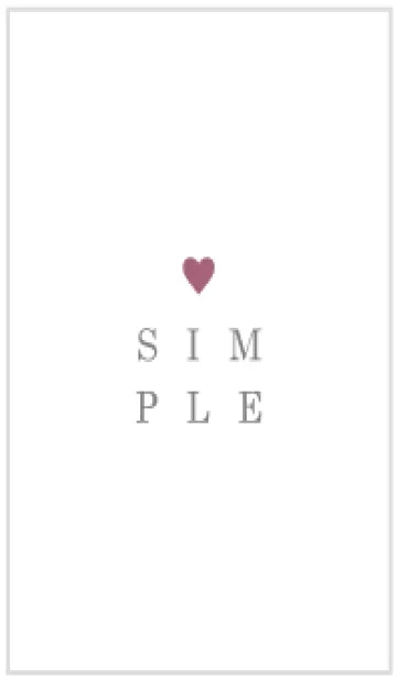 [LINE着せ替え] SIMPLE-HEART 38の画像1