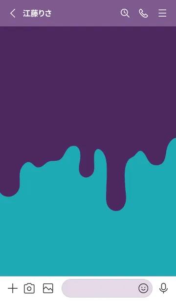 [LINE着せ替え] ドリップ スマイル .29の画像2