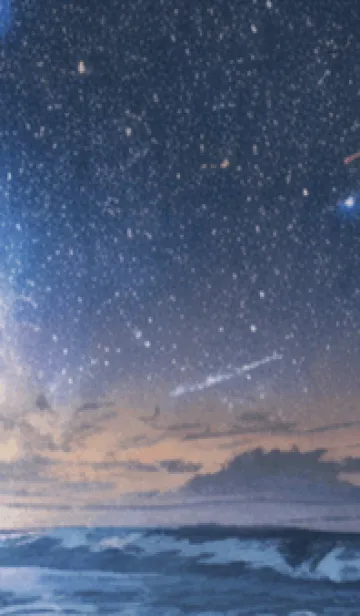 [LINE着せ替え] 秋の夜空#KP124。の画像1