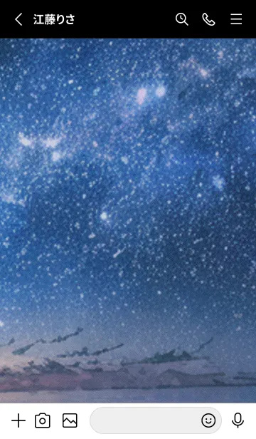 [LINE着せ替え] 秋の夜空#KP123。の画像2