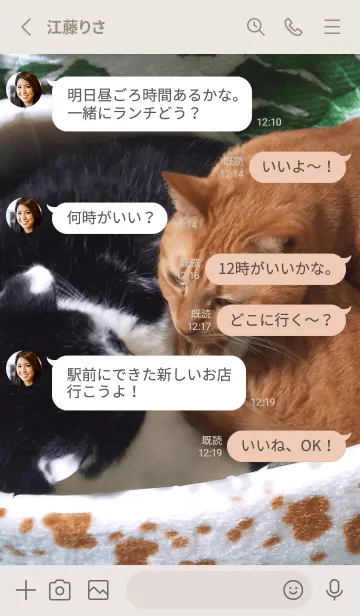 [LINE着せ替え] 痩せてやる^Qtの画像3