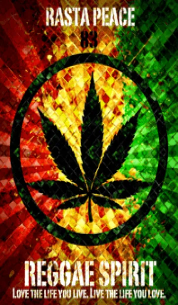 [LINE着せ替え] レゲエ魂5 ラッキーナンバー83の画像1