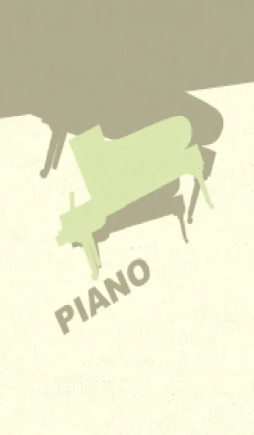 Piano CLR ペールフレッシュグリーンのLINE着せ替え