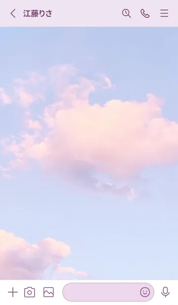 [LINE着せ替え] PINK＆SKY 23 ／ナチュラルスタイルの画像2