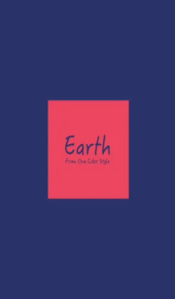 [LINE着せ替え] Earth / レッド＆ネイビーの画像1