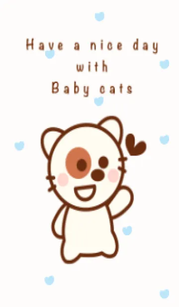 [LINE着せ替え] Baby cats theme 16の画像1