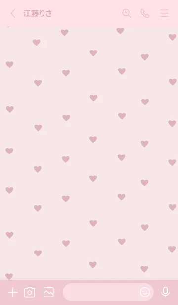 [LINE着せ替え] pattern_heart :sweetpinkの画像2