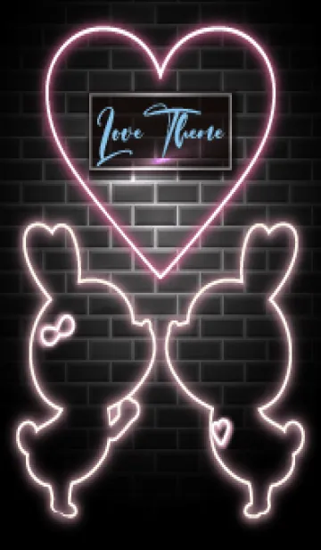 [LINE着せ替え] LOVE THEME -NEON- 14の画像1