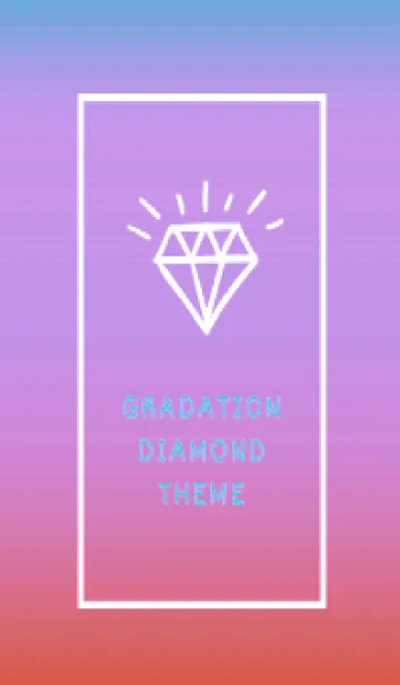 [LINE着せ替え] グラデーション ダイアモンド  317の画像1