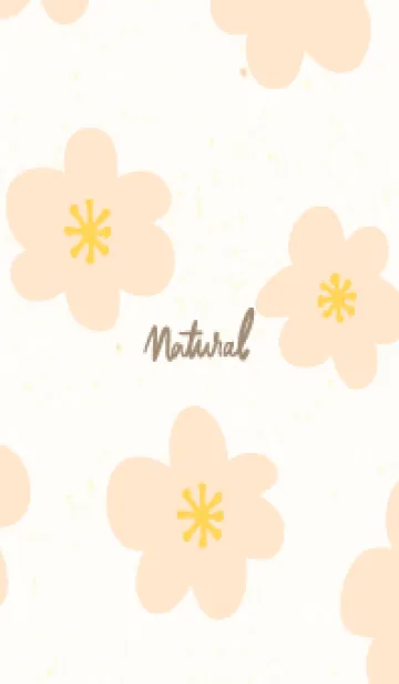 [LINE着せ替え] 花 シンプル 北欧風7の画像1