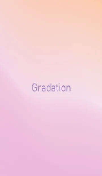 [LINE着せ替え] gradation-ORANGE&PINK-22の画像1