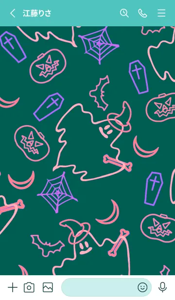 [LINE着せ替え] ハローウィン .48の画像2