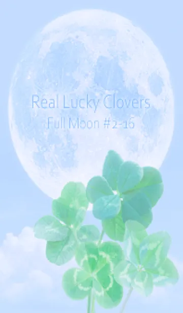 [LINE着せ替え] Real Lucky Clovers Full Moon #2-16の画像1