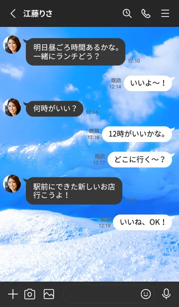 [LINE着せ替え] BlueWater 229の画像3