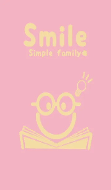 [LINE着せ替え] スマイル＆スタディ 鴇色の画像1