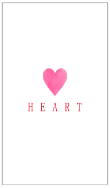 [LINE着せ替え] watercolor pink-HEART 77の画像1