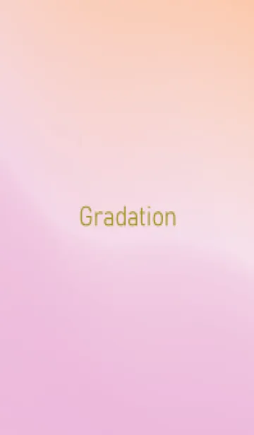 [LINE着せ替え] gradation-ORANGE&PINK-23の画像1