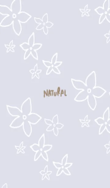 [LINE着せ替え] 白い線の小さい花21の画像1