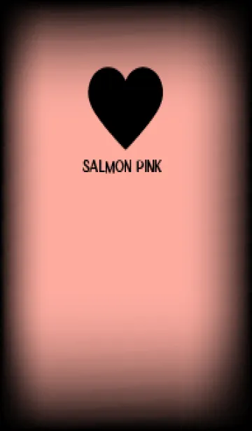 [LINE着せ替え] Black &  Salmon Pink Theme V5 (JP)の画像1