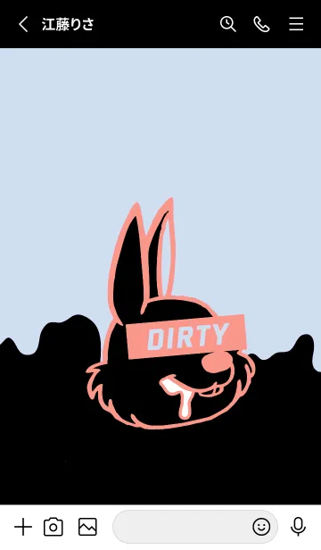 [LINE着せ替え] ダーティ ラビット 252の画像2