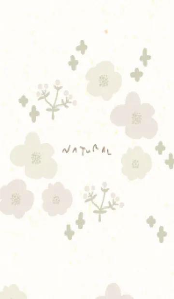 [LINE着せ替え] 2色の花 おしゃれ15の画像1