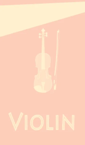[LINE着せ替え] Violin CLR ベージュホワイトの画像1