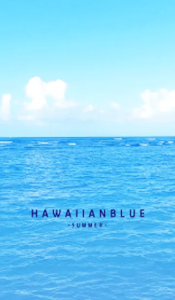 [LINE着せ替え] HAWAIIAN BLUE-SUMMER MEKYM 16の画像1