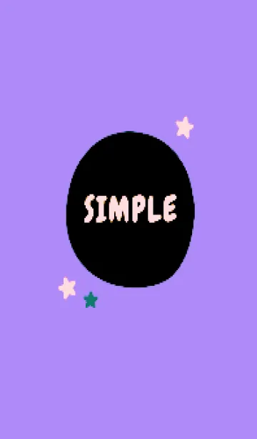 [LINE着せ替え] シンプル カラー スター 144の画像1