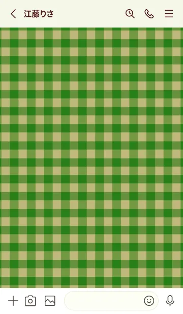 [LINE着せ替え] シンプル チェック 24の画像2