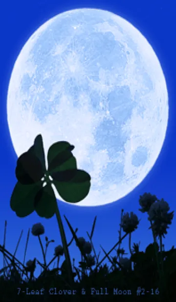 [LINE着せ替え] 7-Leaf Clover & Full Moon #2-16の画像1