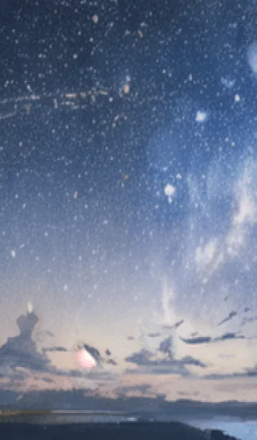 [LINE着せ替え] 秋の夜空#KR021。の画像1
